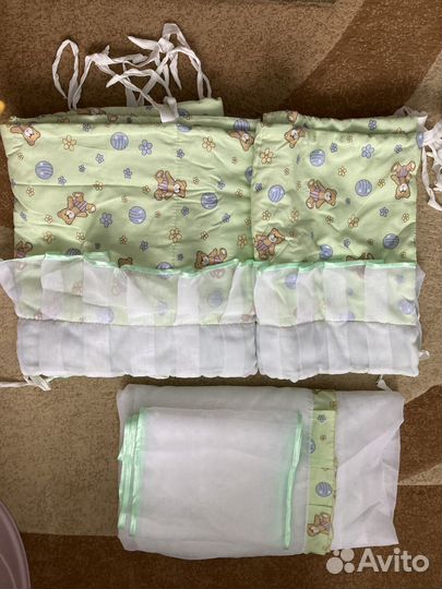 Бортики в детскую кроватку