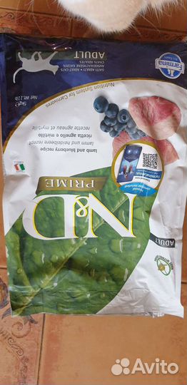 Farmina N&D Prime Lamb & Blueberry, 5 кг