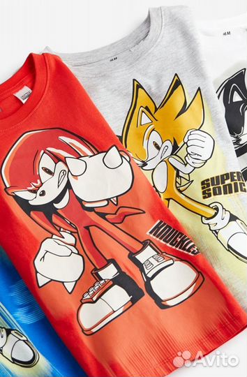 Футболка c&a H&M соник sonic детская