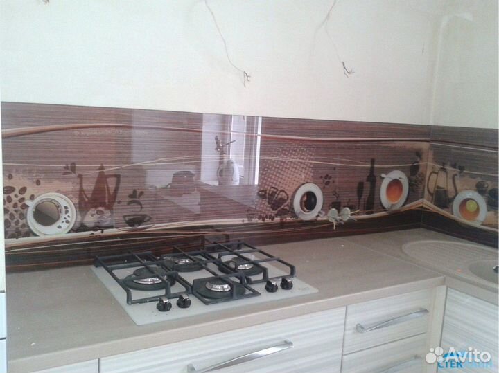 Стекло каленое на фартук кухонный