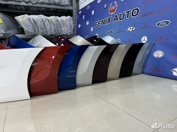 Бампер задний в цвет на Солярис 2014-2017 год