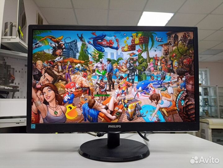 Монитор Philips 223V5LSB/01, LED, FHD, 21.5