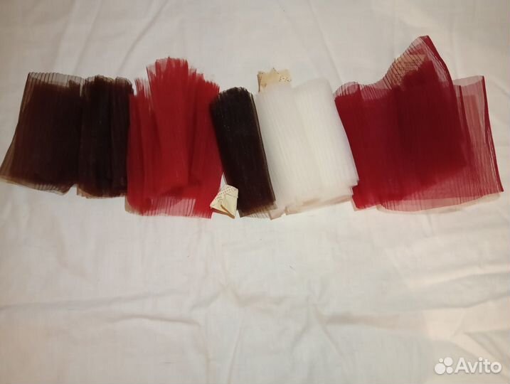 Лента, бант гофрированный