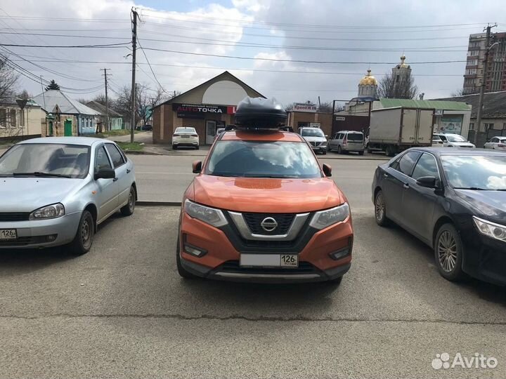 Автобокс на крышу 410 литров (черный)