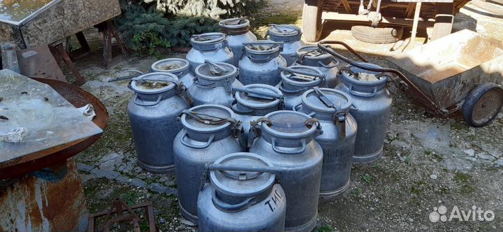 Молочные алюминиевые бидоны