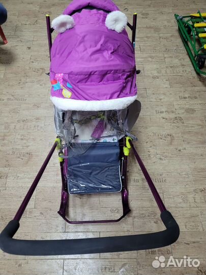 Санки-коляска Nika Ника Детям 7-2