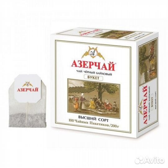 Чай Азерчай черный 100пак