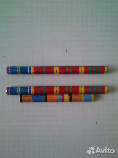 Орденские планки и колодки, на китель