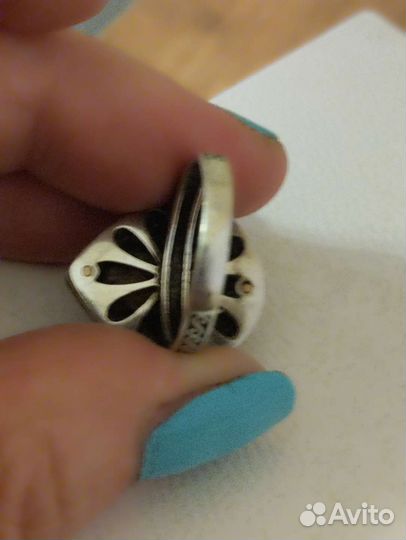 Серебряное кольцо Рубин изумруд сапфир