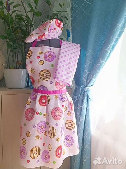 Фартук, колпак, полотенце