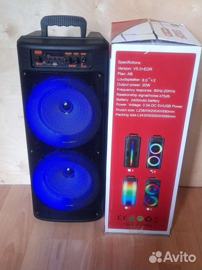 Блютуз колонка большая