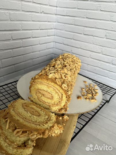 Арахисовый рулет