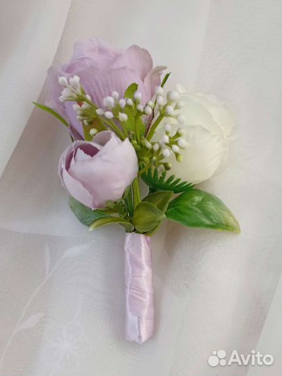 Бутоньерка для жениха, свидетеля