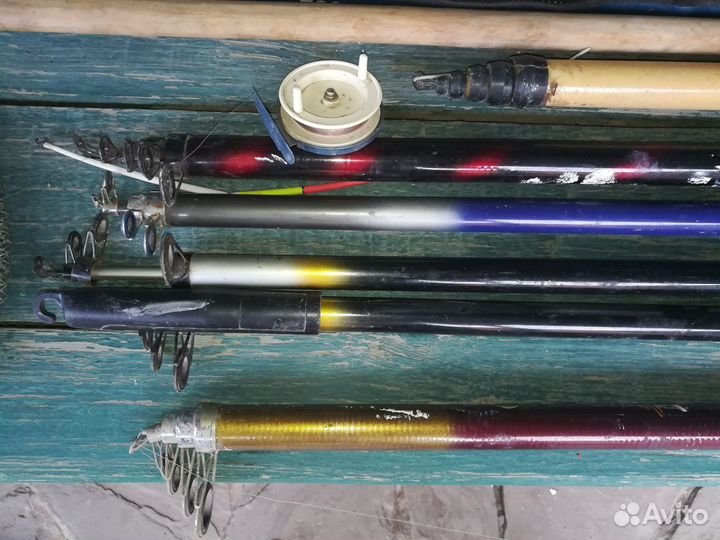Рыболовные удочки и снасти