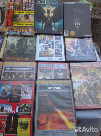 Двд диски фильмы и пк игры