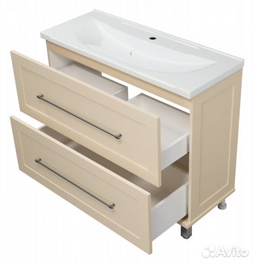 Тумба с раковиной Misty Марта П-Мрт09100-0312Я