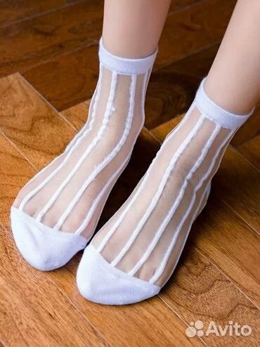 Прозрачные носки 36 - 39 женские