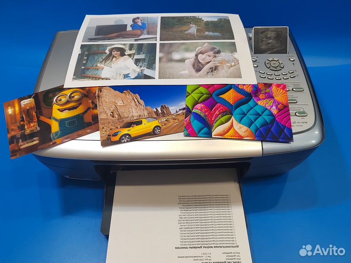 Принтер цветной мфу HP PSC 2353 заправлен