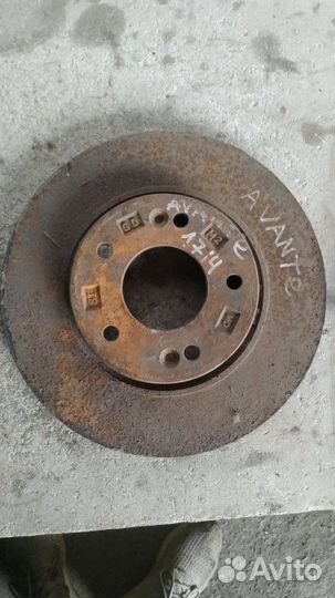 Тормозной диск передний Hyundai Avante 2010-2015