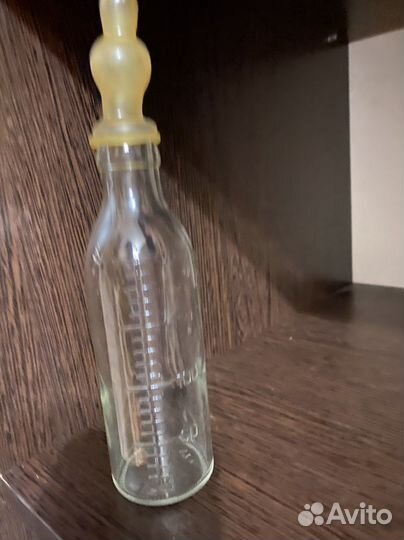 Бутылочка детская, стеклянная, новая