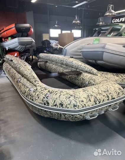 Лодка пвх Golfstream Патриот MF 410 light jet