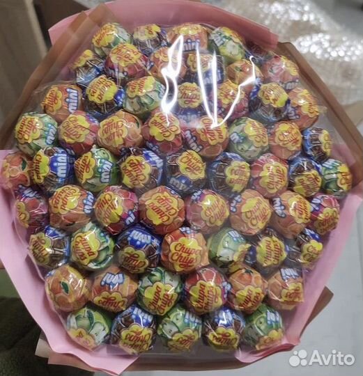 Букет из чупа чупсов