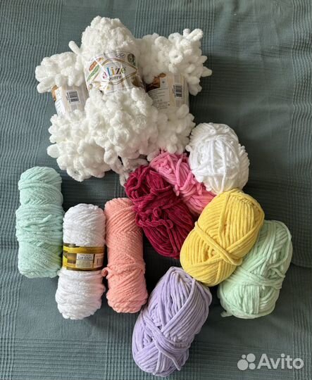 Пряжа для вязания пакетом