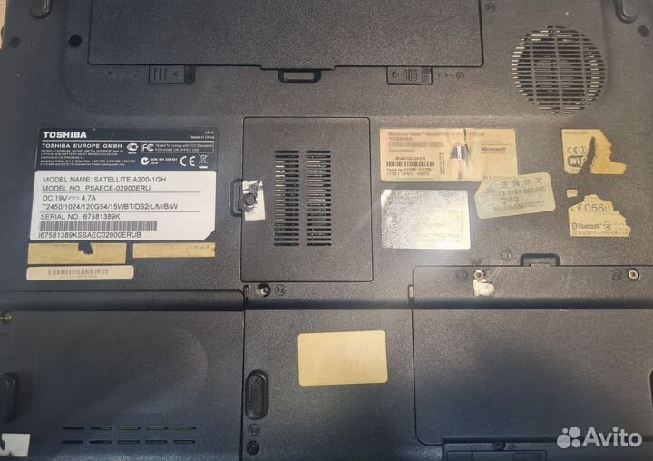 Toshiba satellite a200-1GH