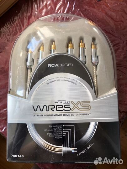 Межблочный кабель 3X RCA
