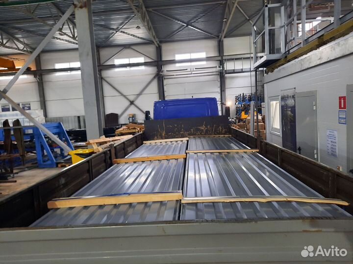 Профнастил оцинкованный окрашенный нс-35 0,5х1000