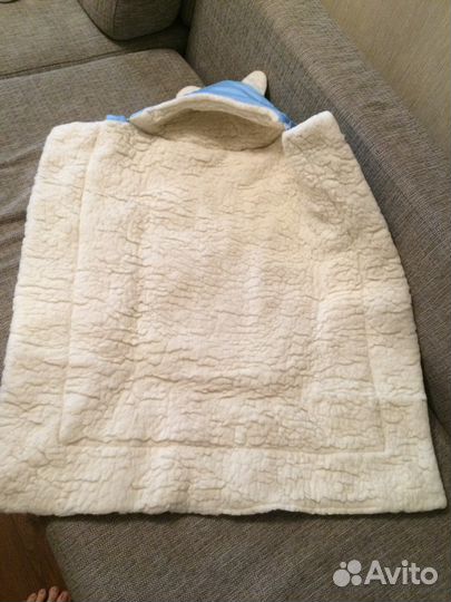 Зимний конверт-трансформер на овчине