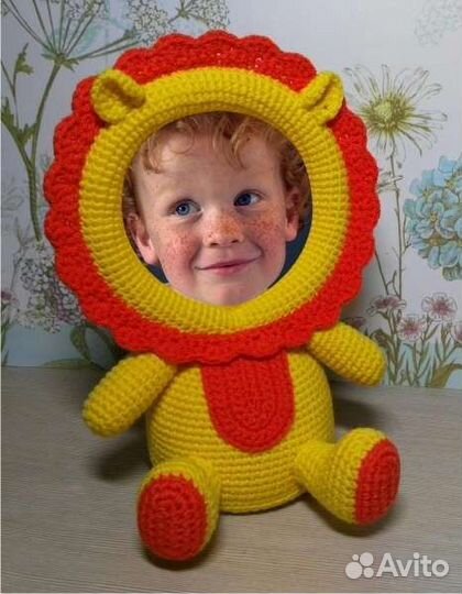 Вязаные фоторамки