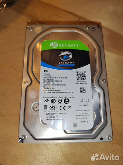 Новый Жесткий диск 4 TB