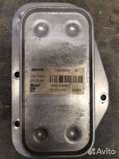 Радиатор теплообменника opel