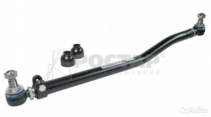Тяга рулевая продольная (MAN TGA L-1021мм) Rostar