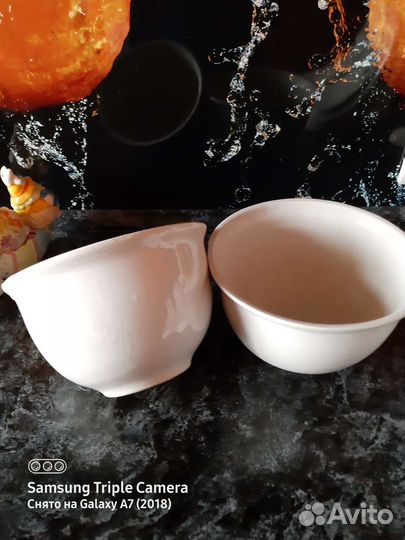 Горшок керамический с подставкой