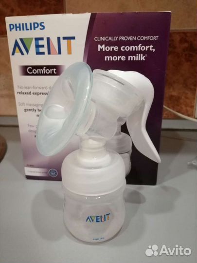 Молокоотсос avent ручной comfort
