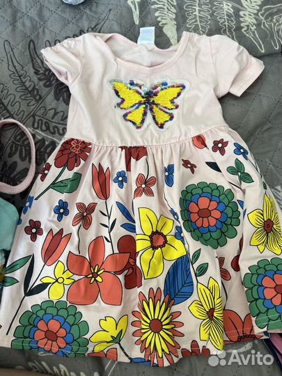 Пакет летних вещей на девочку 2-3 года
