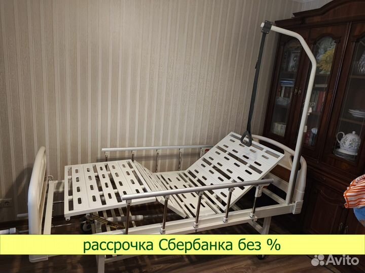 Медицинская кровать E-8 с дугой и инф стойкой