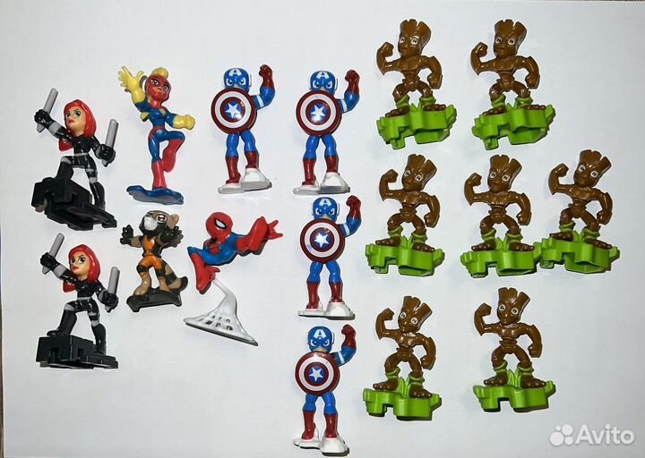 Игрушки киндер сюрприз marvel