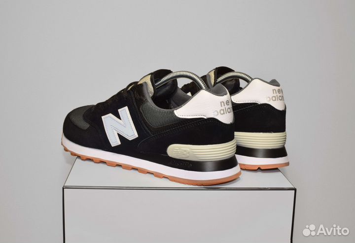 New Balance 574 Classic (41-46, Черно-белые)