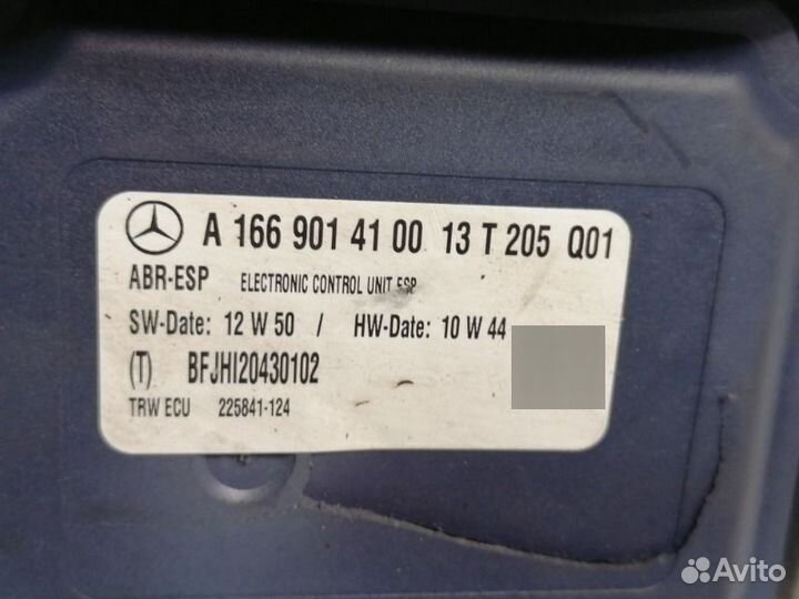 Блок ABS Mercedes-Benz M-Class W166 2017