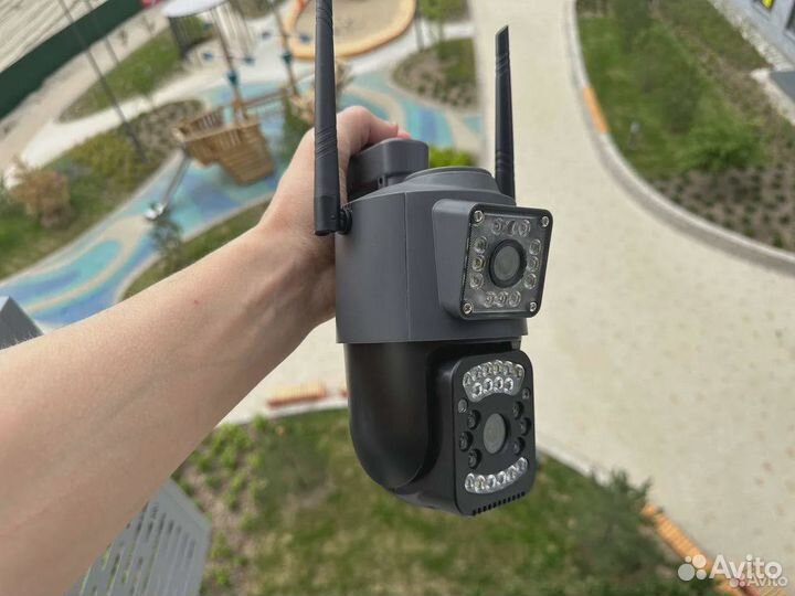 Уличная камера с сим картой два объектива