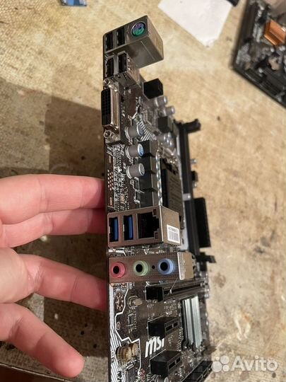 Материнская плата msi h110m pro-d