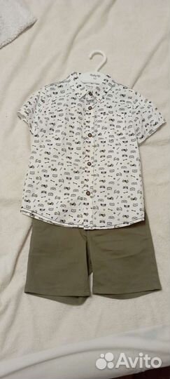 Костюм шорты и рубашка