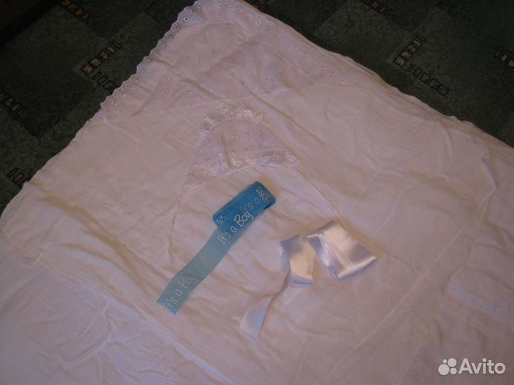 Набор для выписки белоснежный с вышивкой