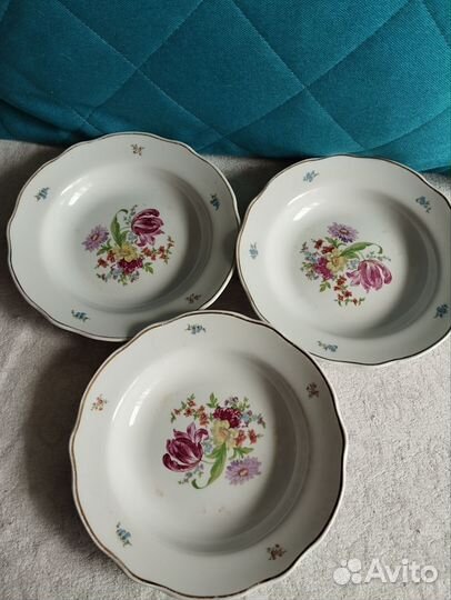 Сервиз столовый Мейсенский букет Дулево