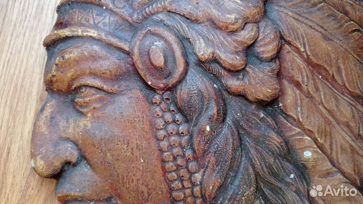 Индеец маска гипс