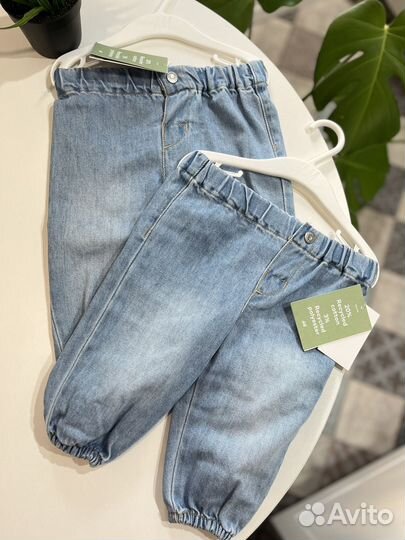 Джинсы штаны h&m 68 74 новые