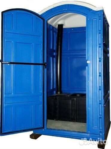 Туалетные кабины из первичного пластика, новые и б